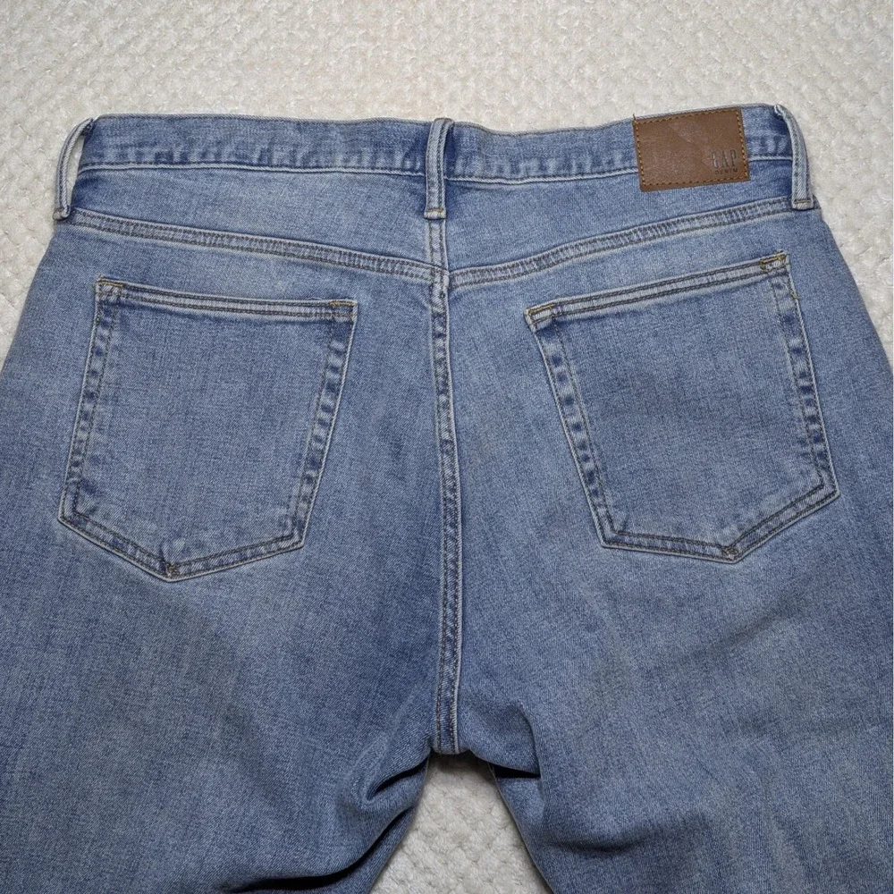Gap Slim Fit Jeans 33x32 Light Indigo Stretch Denim Men 2018‎
